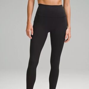 LuluLemon Wunder Train High-Rise Tight with Pockets 28" Black 8 NEW WITH TAGS